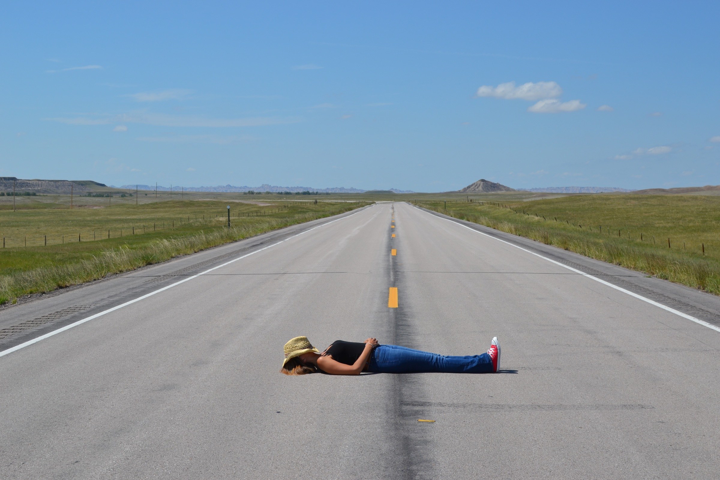 Quick kip on one of our long hauls