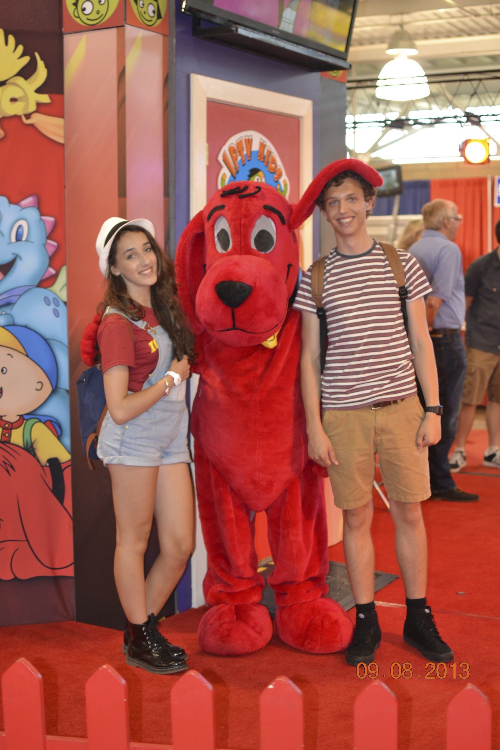 You can never be too old to have a picture with the legend himself...