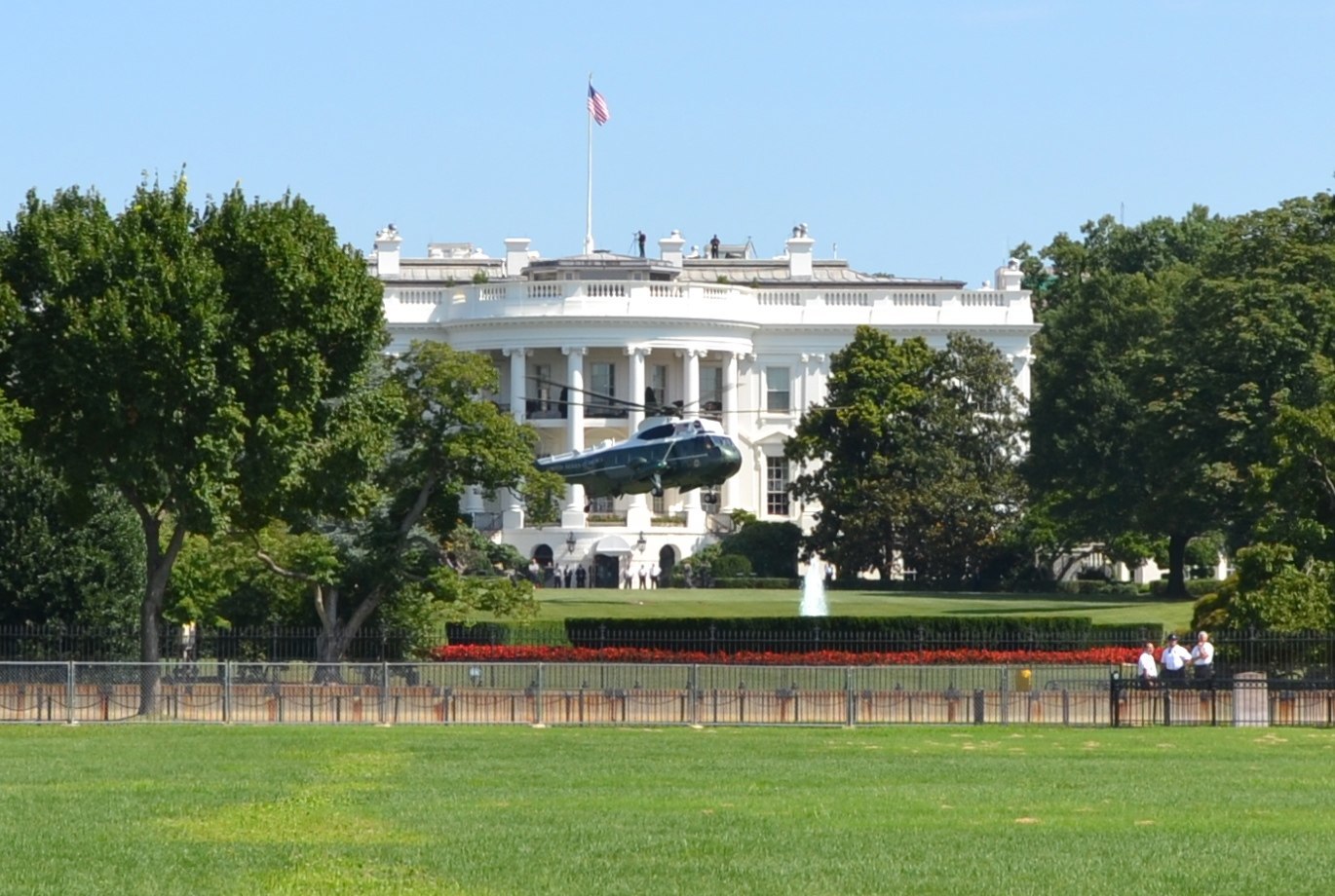 I managed to see his feet!