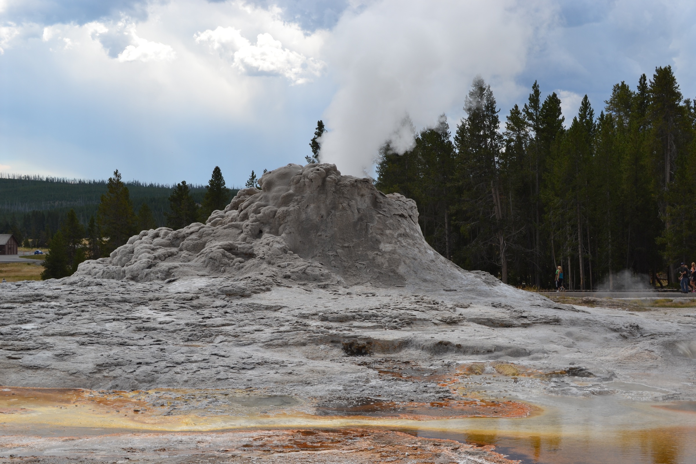 The steam coming out of them smelt of rotten egg!