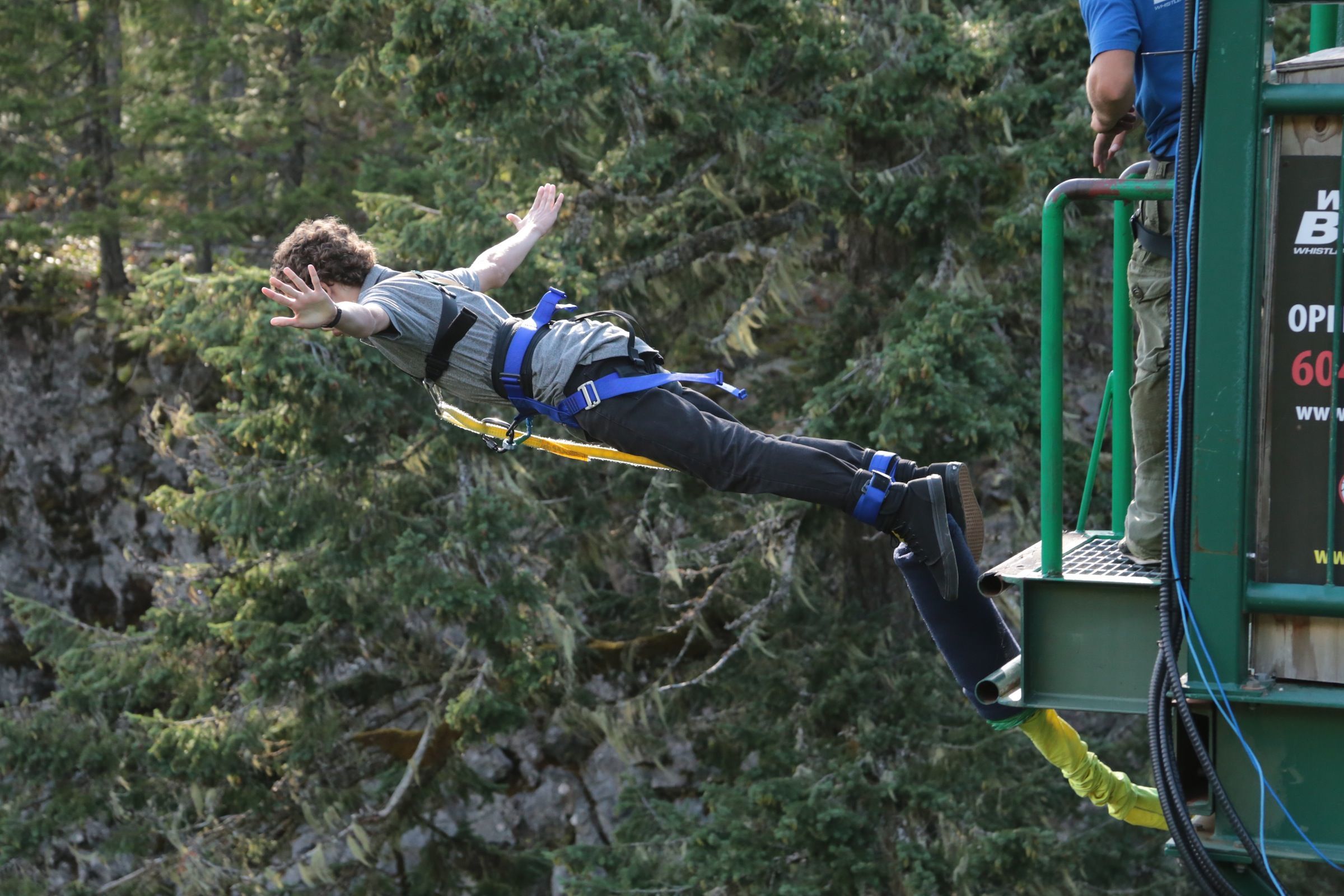 There I go, note the perfect stance