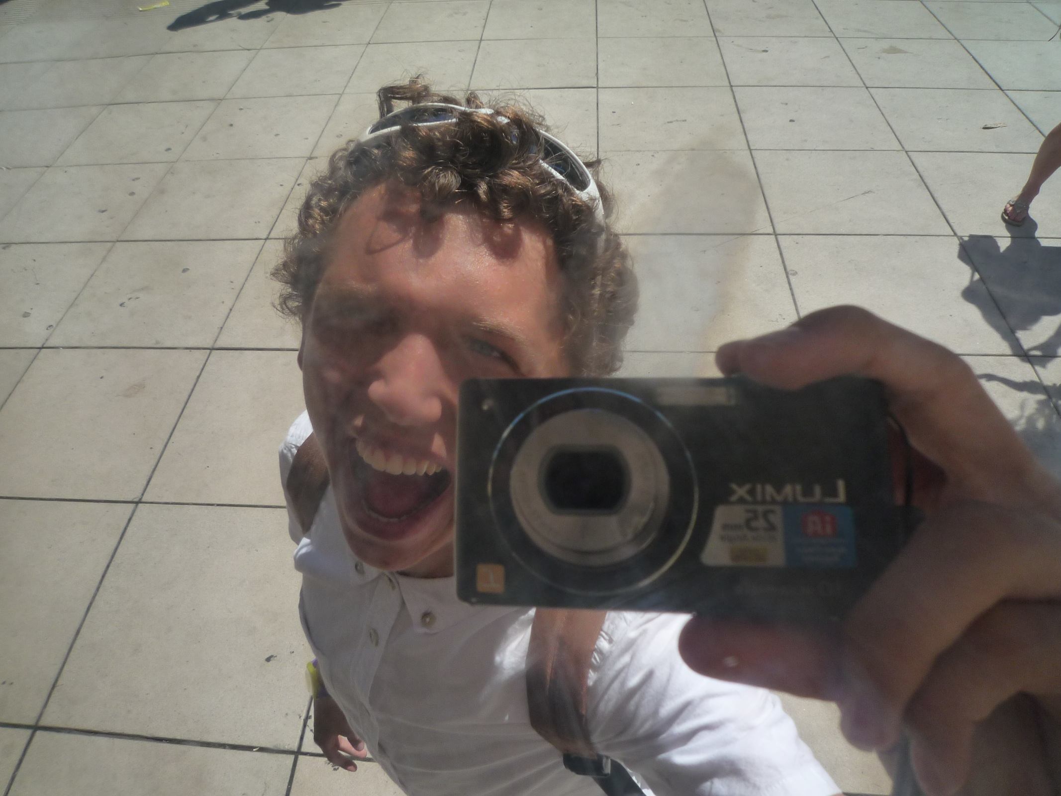 Embarrassing selfie on the Chicago bean (Cloud Gate)